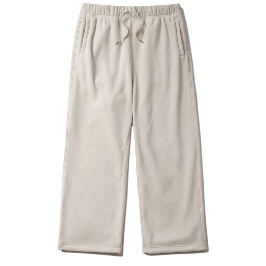 Loose Fit Fleece Lounge Sweat Pants [Ivory]