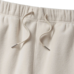 Loose Fit Fleece Lounge Sweat Pants [Ivory]