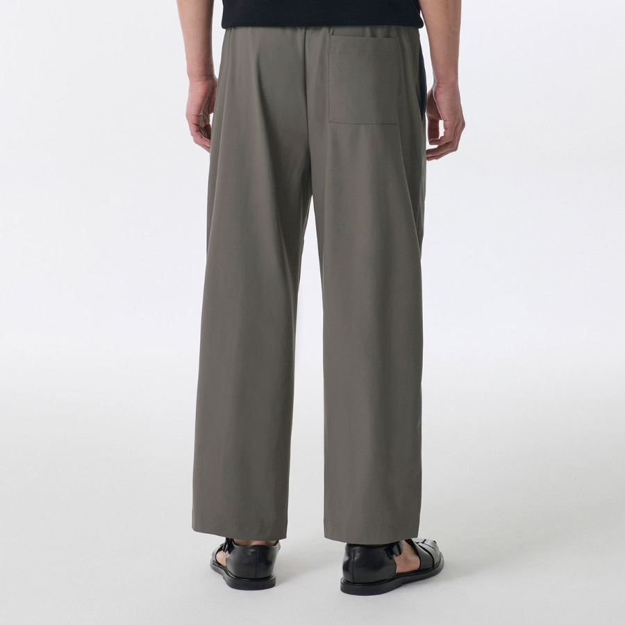 Coolstandard Cooling Loose Tapered Banding Pants [Khaki]