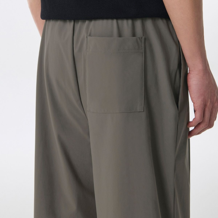Coolstandard Cooling Loose Tapered Banding Pants [Khaki]