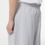 Double Knit Three-Tuck Wide Lounge Sweat Pants [Melange Light Grey]