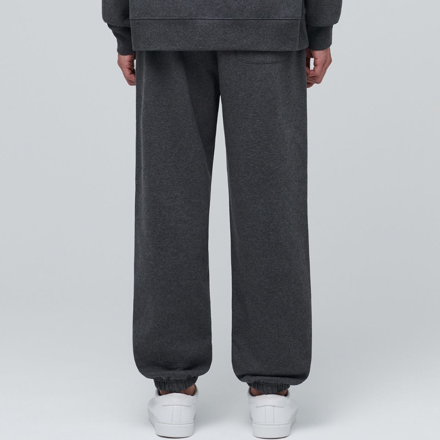 Brushed Fleece Sweat Pants [Charcoal Grey]