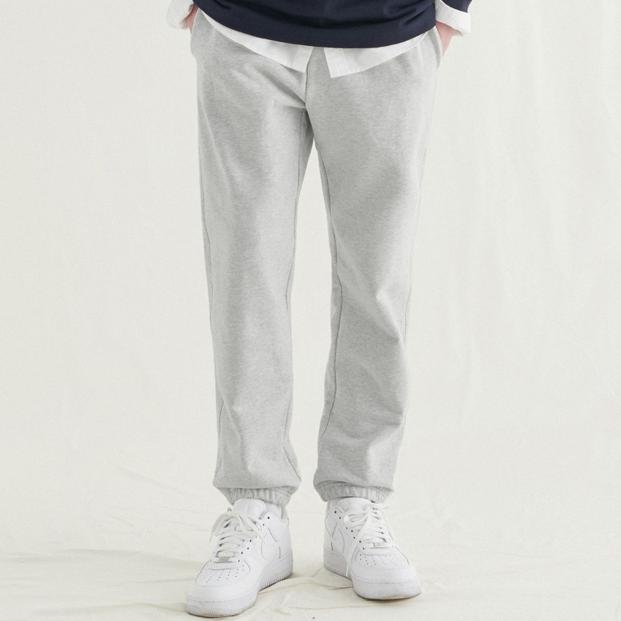 Standard Sweat Pants [Melange Light Grey]