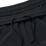 Piping Line Wide Track Pants [Black]