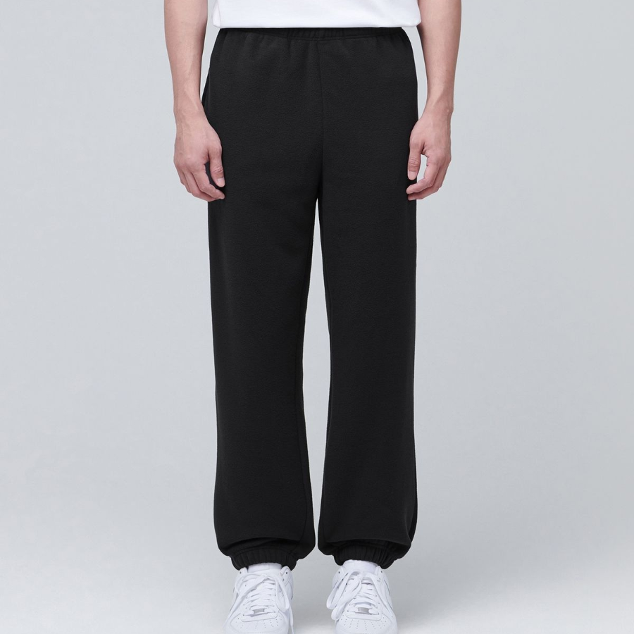 Polar Fleece Sweat Pants [Black]