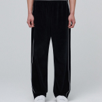 Velour Track Pants [Black]
