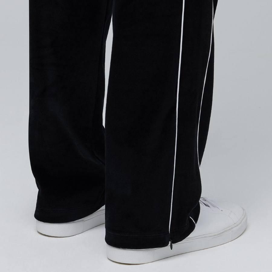 Velour Track Pants [Black]