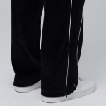Velour Track Pants [Black]