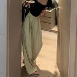 Женские летние плиссированные джоггеры с эластичным поясом