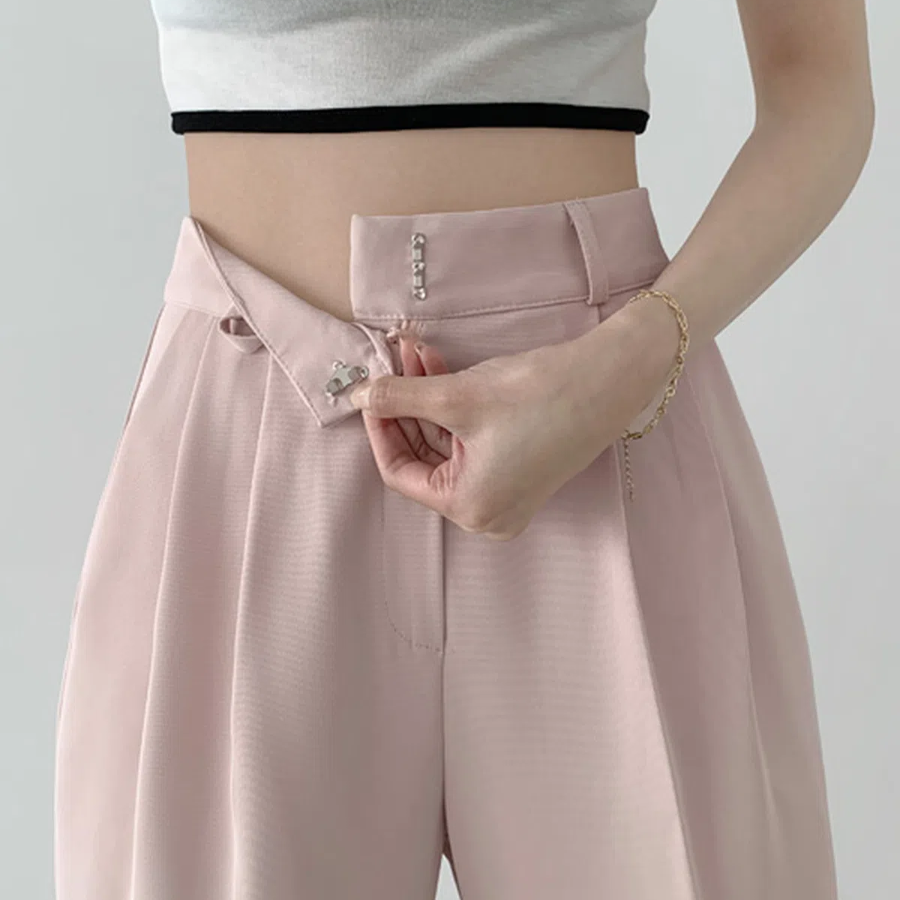 Женские широкие слэксы с защипами Clip Two