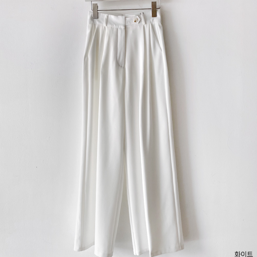 Женские слэксы с треугольной застёжкой и защипами