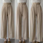 Женские вафельные широкие слэксы Ready's