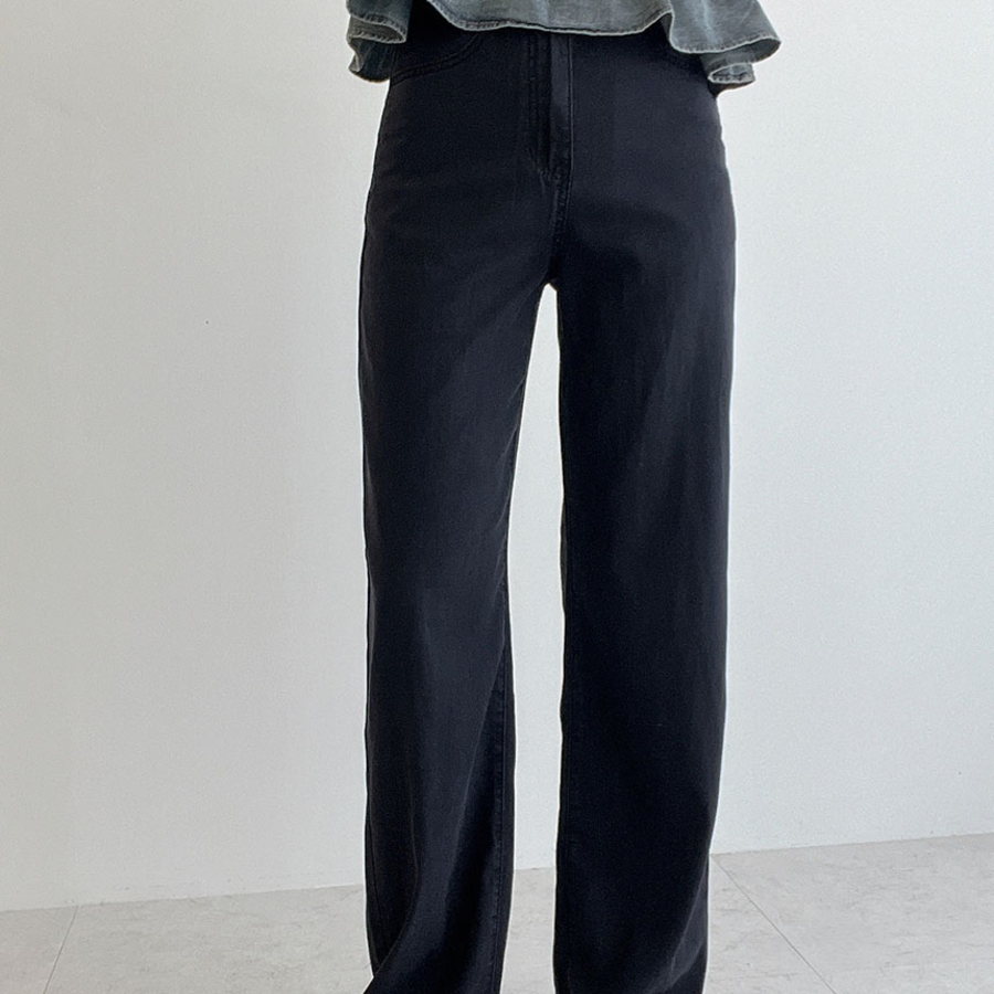 Летние wide-fit джинсы из тенсела с эффектом «шелковистости»