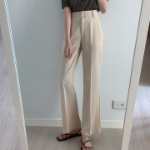 Summer Moz двубортные высокие эластичные слэксы