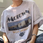 TANTAN Michigan Printing T-Shirt