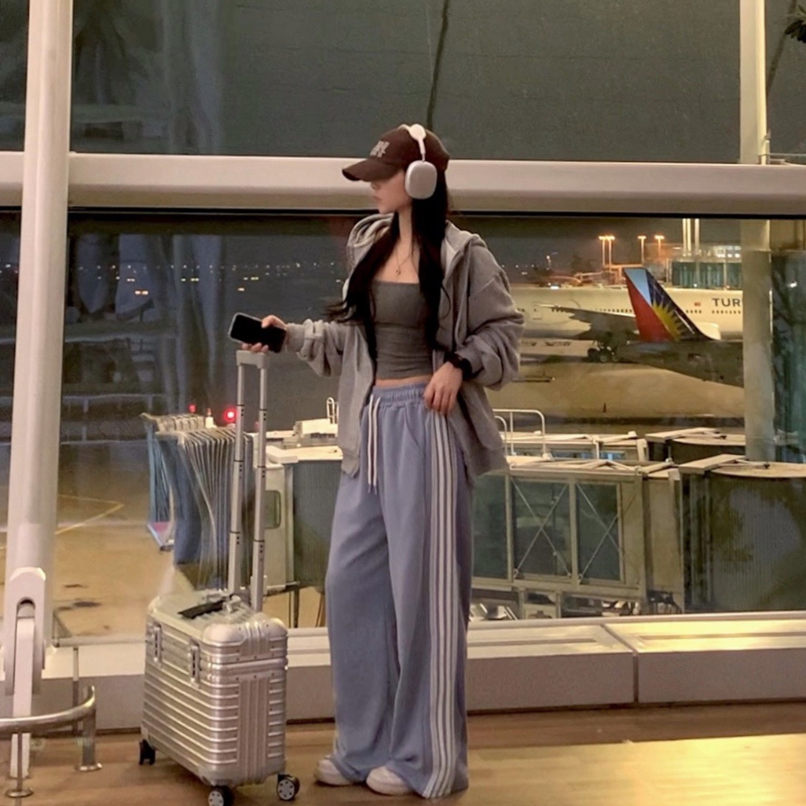 Лёгкие спортивные брюки с кружевной вставкой Wide Line Training Long Pants