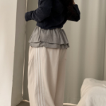 Лёгкие спортивные брюки с кружевной вставкой Wide Line Training Long Pants