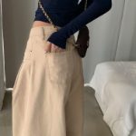 Широкие хлопковые брюки с защипами Sember Wide Pintuck Cotton Pants