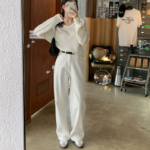 Полуширокие хлопковые брюки Another Semi Wide Cotton Pants