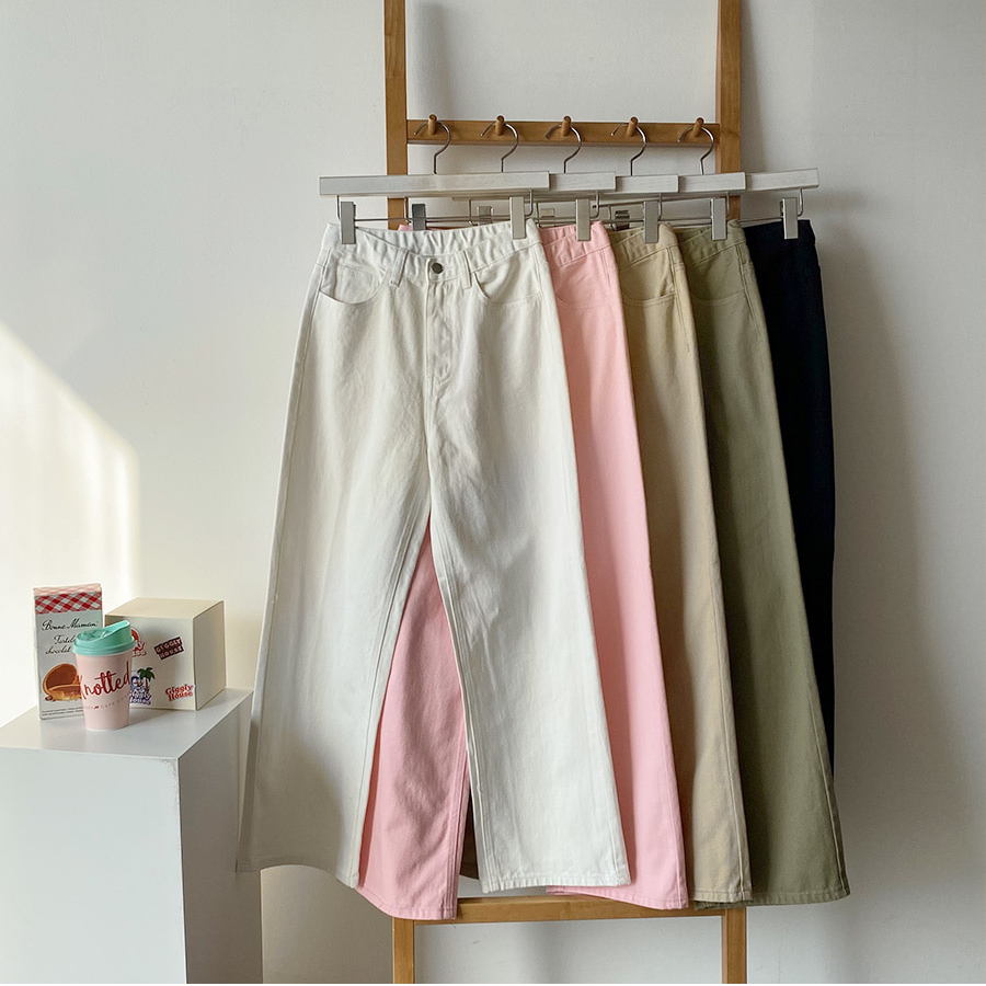 Длинные широкие хлопковые брюки Long Wide Cotton Pants