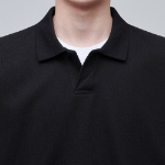 Musinsa Standard Oversized Collared Sweatshirt [Black]