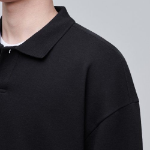 Musinsa Standard Oversized Collared Sweatshirt [Black]