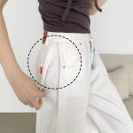 S-Белый-Брюки