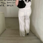 Длинные прямые широкие брюки из льна и хлопка Forum Long Wide Straight Linen Cotton Pants