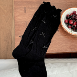 Летние полупрозрачные гольфы "Enjoy" с мини-бантиком — воздушный акцент для стильного образа