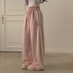 Тренировочные длинные брюки с боковыми кнопками и винтажными деталями Beerble Side Snap Bijo Button Long Wide Training Pants