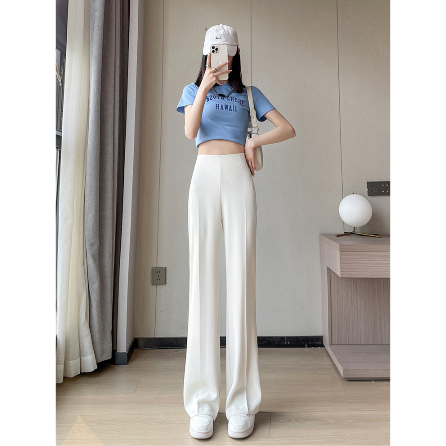 Высокие брюки с прямым кроем Lenny High Waist Pants