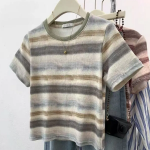 Свободный размер-Хаки-Футболки