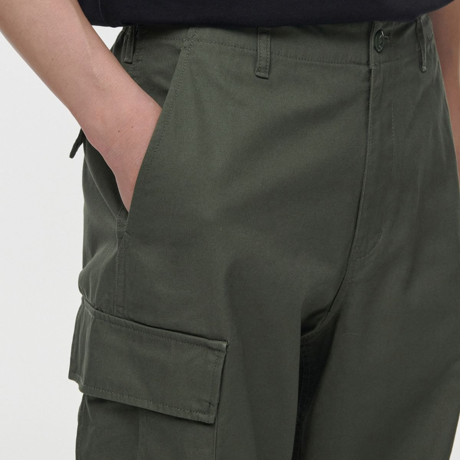 Cotton Parachute Cargo Pants [Khaki]