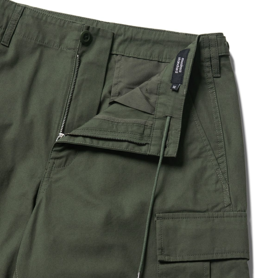 Cotton Parachute Cargo Pants [Khaki]