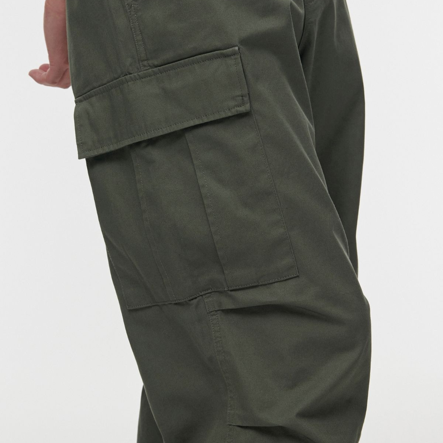 Cotton Parachute Cargo Pants [Khaki]
