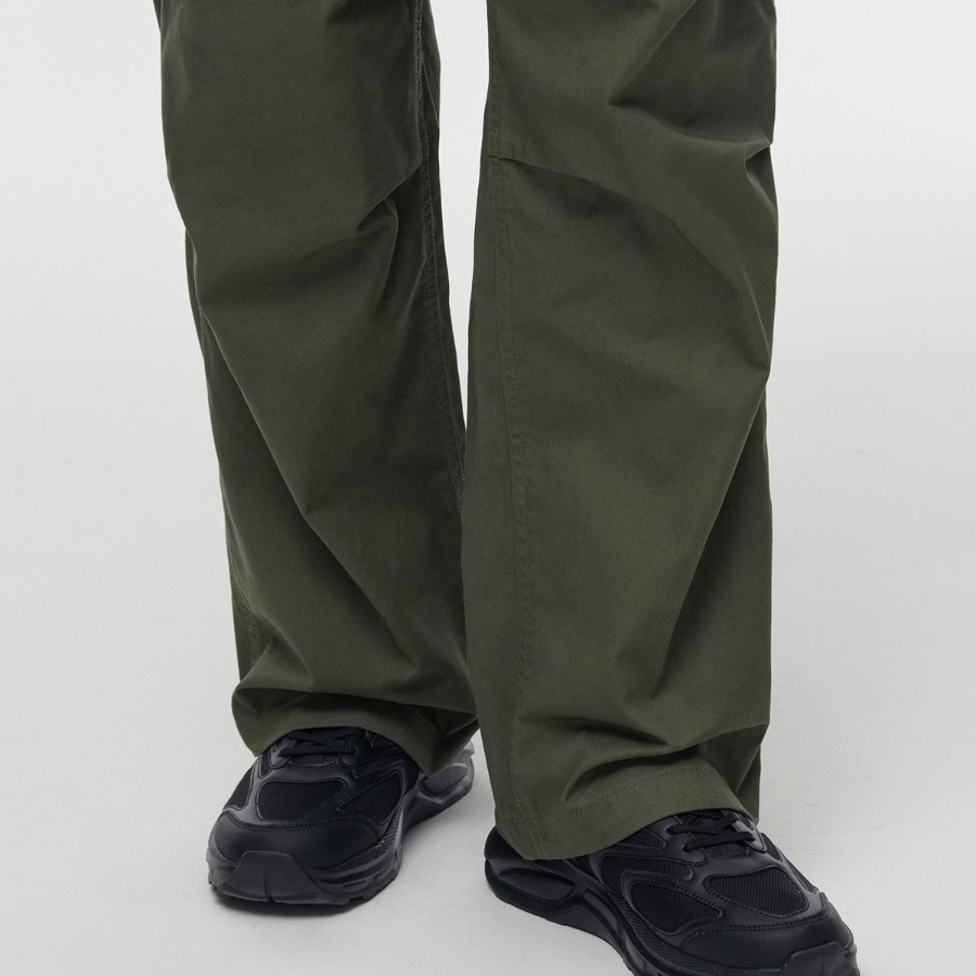 Cotton Parachute Cargo Pants [Khaki]
