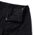 Cotton Parachute Cargo Pants [Black]