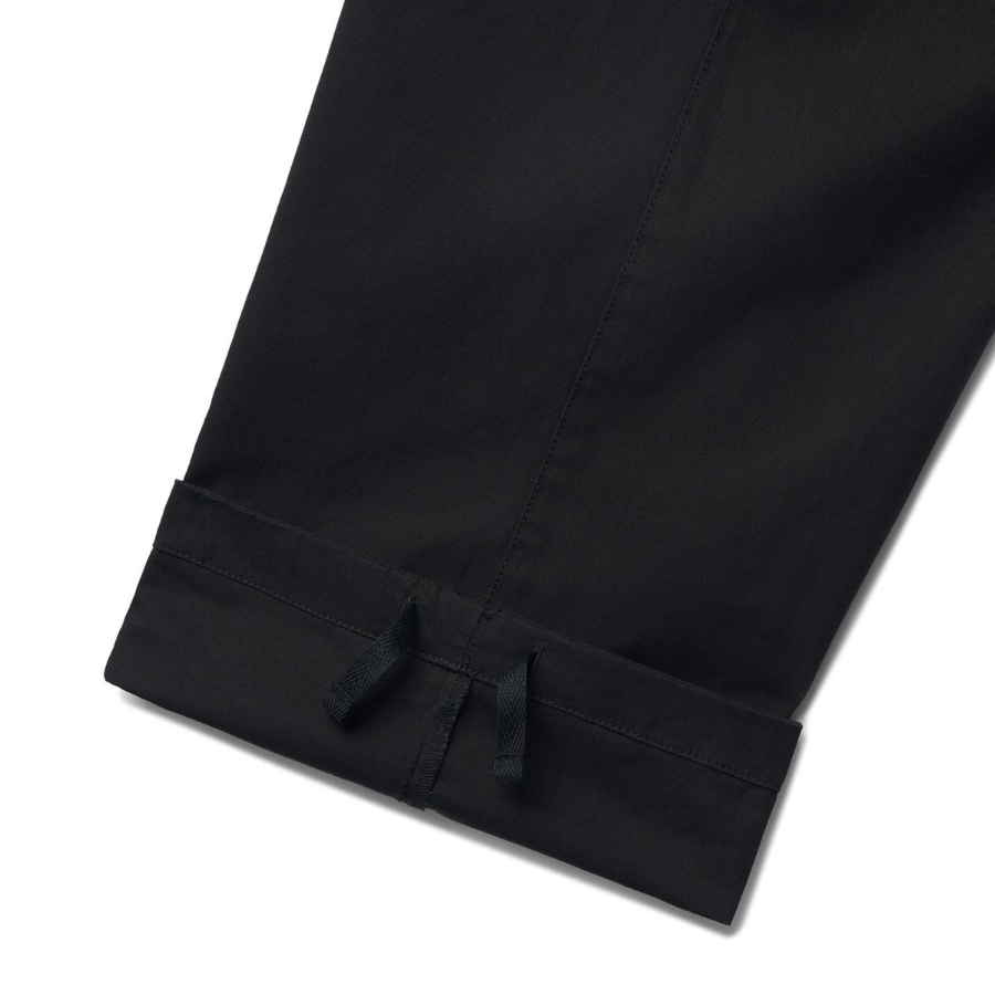 Cotton Parachute Cargo Pants [Black]