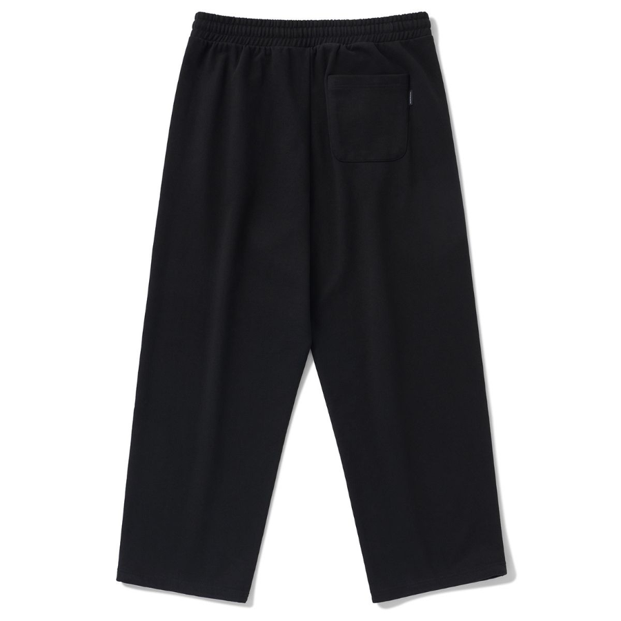 Wide One-Tuck Sweat Pants [Black]