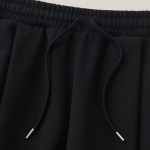 Wide One-Tuck Sweat Pants [Black]