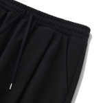 Wide One-Tuck Sweat Pants [Black]