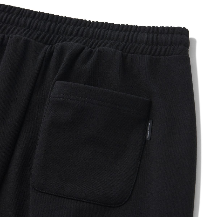 Wide One-Tuck Sweat Pants [Black]