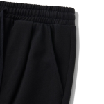 Wide One-Tuck Sweat Pants [Black]