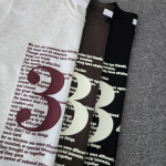 Loosefit 34 Lettering Boxy Short Sleeve T-Shirt