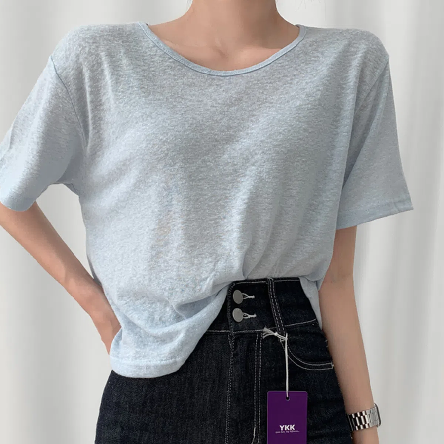 Tipi Linen Short Sleeve T-Shirt