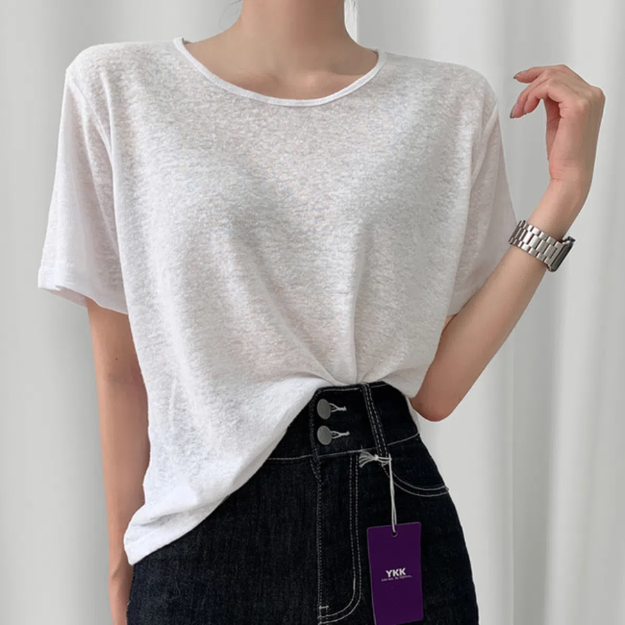 Tipi Linen Short Sleeve T-Shirt