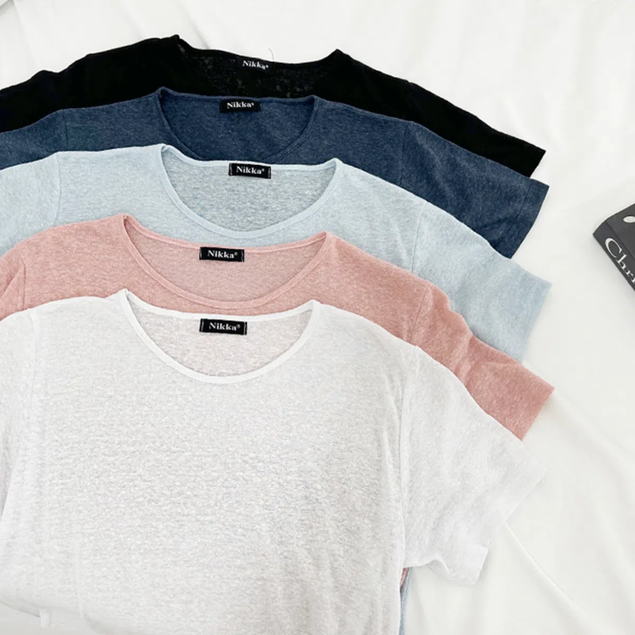 Tipi Linen Short Sleeve T-Shirt