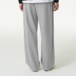 Cooltandard One-Tuck Wide Lounge Sweat Pants [Medium Grey]