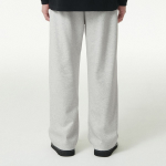Cooltandard One-Tuck Wide Lounge Sweat Pants [Melange Light Grey]