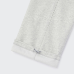 Cooltandard One-Tuck Wide Lounge Sweat Pants [Melange Light Grey]
